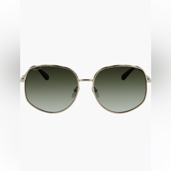 FERRAGAMO 61mm Gancini Oversize Sunglasses main image 7